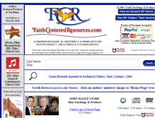Tablet Screenshot of faithcenteredresources.com
